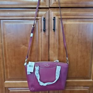 Kate Spade Monica Satchel NWT Purplish in color